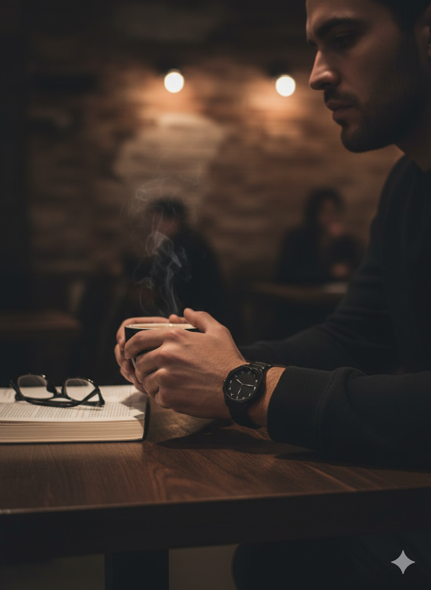 Arabic Aura Latest 2025 Watch for Men Boys| Matt Black Arabic Aura Watch for Men Women| Butterfly Clasp High Quality Watch
