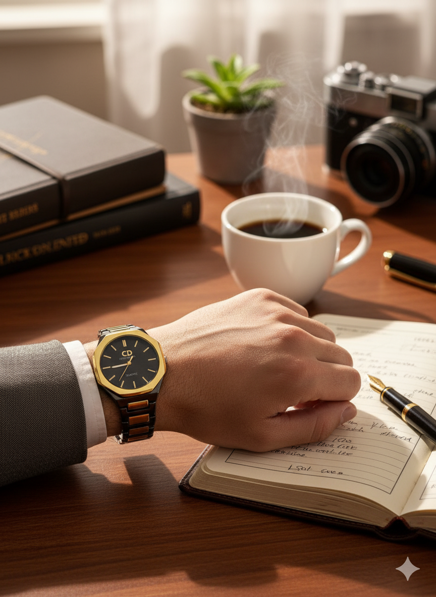 CD Signature Series – Dual Tone Wristwatch